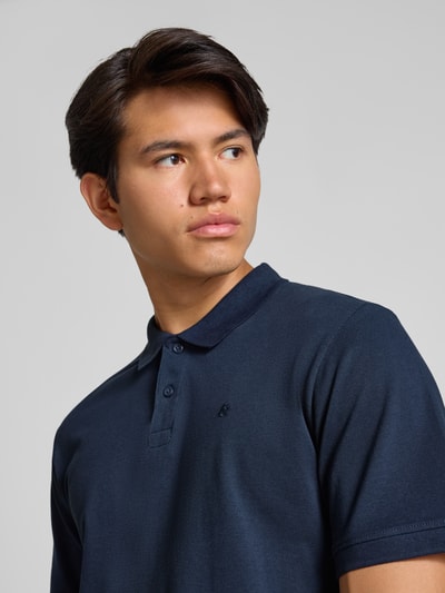 Jack & Jones Poloshirt met korte knoopsluiting Marineblauw - 3
