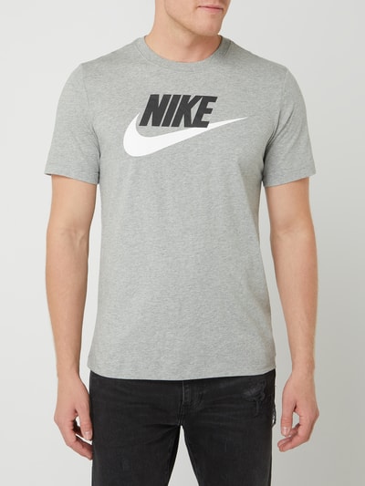 Nike T-Shirt mit Logo-Print Mittelgrau 4