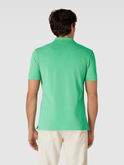 Christian Berg Men Poloshirt im unifarbenen Design Apfel 5