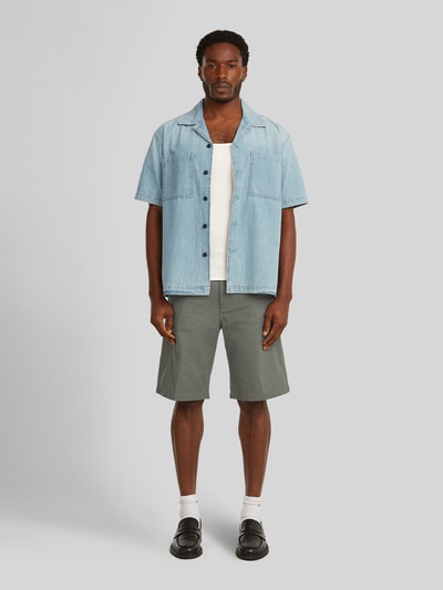 G-Star RAW Koszula casual o kroju relaxed fit z czystej bawełny Jasnoniebieski 1