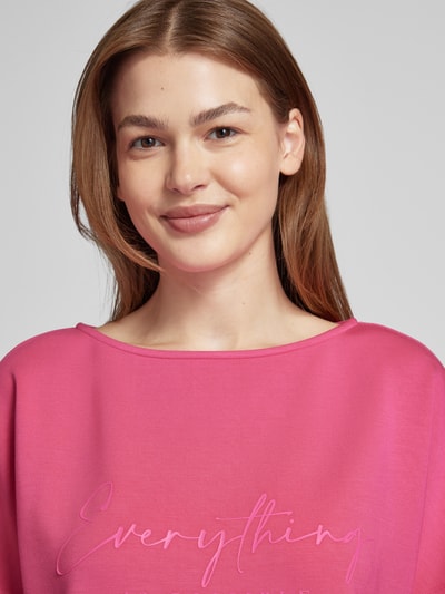 Christian Berg Woman T-Shirt mit Statement-Print Pink 3