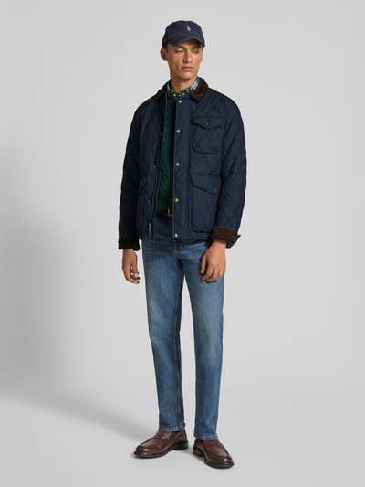 Polo Ralph Lauren Kurtka pikowana z wykładanym kołnierzem model ‘BEATON’ Granatowy 1