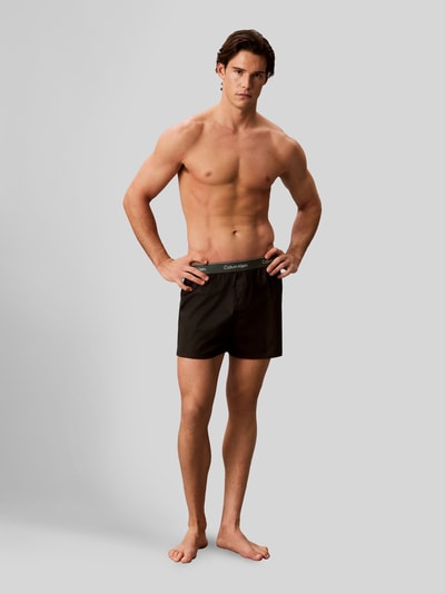 Calvin Klein Underwear Regular Fit Boxershorts aus Baumwoll-Mix im 3er-Pack Black 1