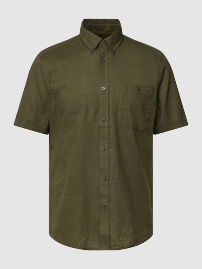 Matinique Koszula casualowa z kołnierzykiem typu button down model ‘trostol’ Khaki 2