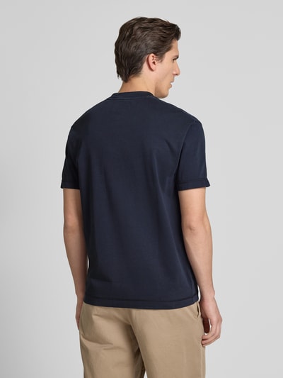 Marc O'Polo Regular Fit T-Shirt aus reiner Baumwolle Marine 5