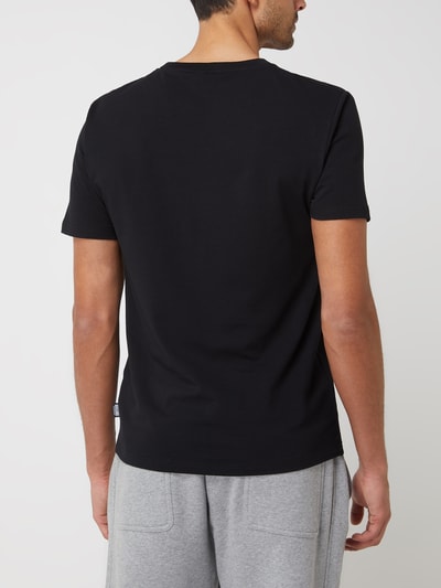 Moschino Swim + Underwear T-Shirt mit Logo Modell 'Underbear' Black 5