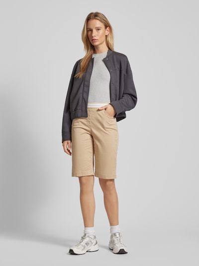 Raphaela By Brax Slim Fit Bermudas mit elastischem Bund Modell 'Pamina' Sand 1