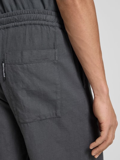 WON HUNDRED Stoffhose mit elastischem Bund Graphit 3
