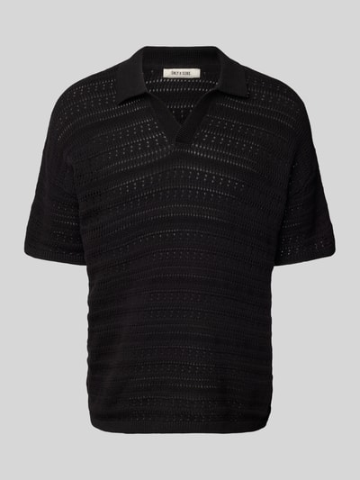 Only & Sons Poloshirt mit Strukturmuster Modell 'GRAYSON' Black 2