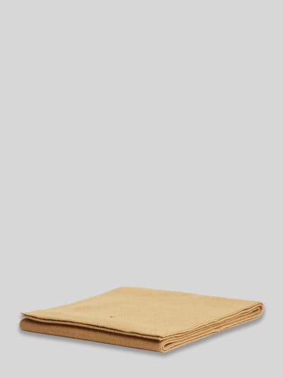 Tommy Hilfiger Schal aus Baumwoll-Mix mit Woll-Anteil Beige 3