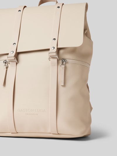 GASTON LUGA Rucksack mit Reißverschlusstaschen Modell 'SPLÄSH 2.0' Offwhite 3