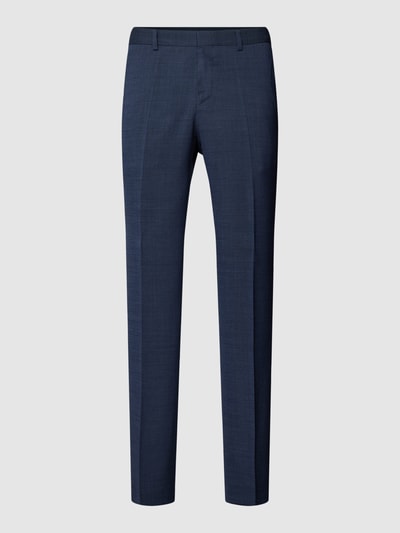 BOSS Pantalon met persplooien, model 'Leon' Bleu gemêleerd - 2