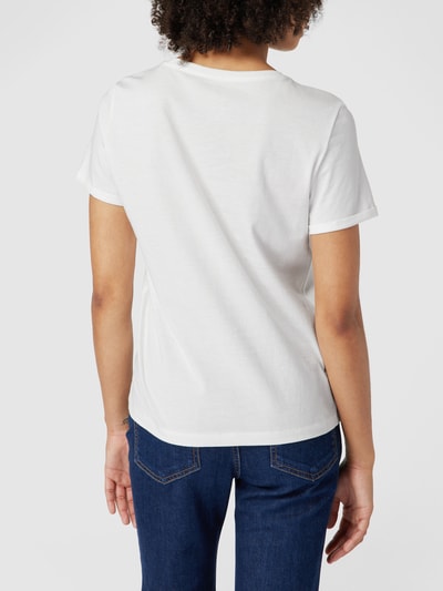 Tom Tailor T-Shirt aus Baumwolle Offwhite 5