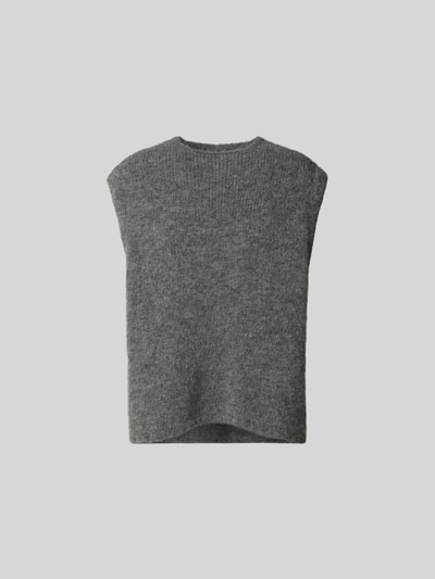 black palms Pullunder mit Rundhalsausschnitt Mittelgrau 2