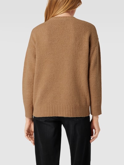 Weekend Max Mara Sweter z dzianiny z prążkowanymi wykończeniami model ‘XANADU’ Camel 5