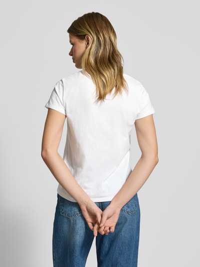 Levi's® T-shirt z nadrukiem z logo model ‘THE PERFECT TEE’ Biały 5