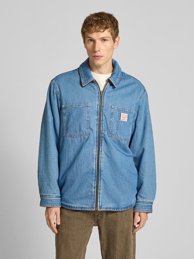 Levi's® Jeans-Wendejacke mit Reißverschluss Hellblau 4