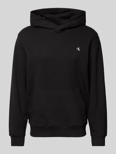 Calvin Klein Jeans Hoodie met logoprint en kangoeroezak Zwart - 2