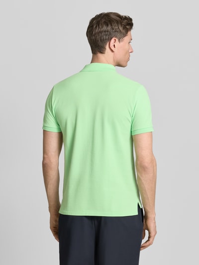 Polo Ralph Lauren Custom Slim Fit Poloshirt aus reiner Baumwolle Neon Gruen 5