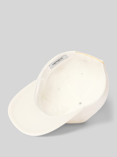 Produktfoto, Czapka z daszkiem z bawełny z daszkiem wzmocnionym, detal z logo, rzep regulacyjny, Cap mit Label-Detail von Carhartt Work In Progress