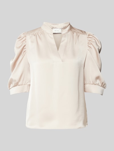 Neo Noir Blusenshirt mit V-Ausschnitt Modell 'Roella' Ecru 2