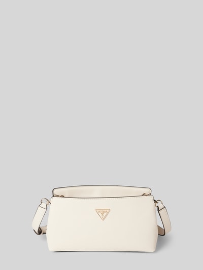 Guess Handtasche mit Label-Applikation Modell 'TALENT' Ecru 2