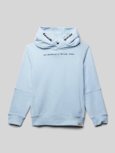 Garcia Hoodie mit Statement-Print (bleu) online kaufen