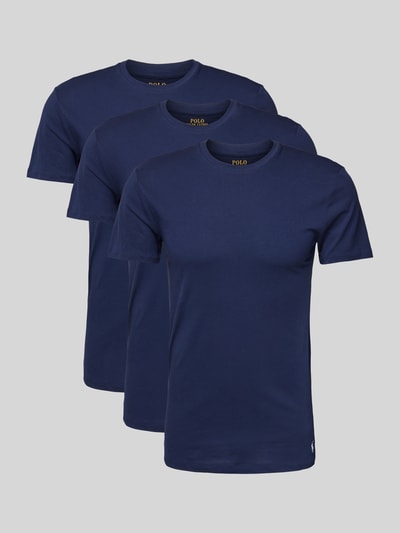 Polo Ralph Lauren Underwear T-Shirt mit geripptem Rundhalsausschnitt im 3er-Pack Dunkelblau 1