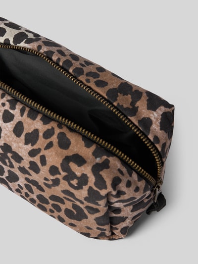 STUDIO NOOS Kosmetyczka zapinana na zamek błyskawiczny model ‘Hazel’ Orzechowy 3