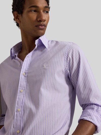 Polo Ralph Lauren Koszula casualowa o kroju regular fit z czystej bawełny Fioletowy 3