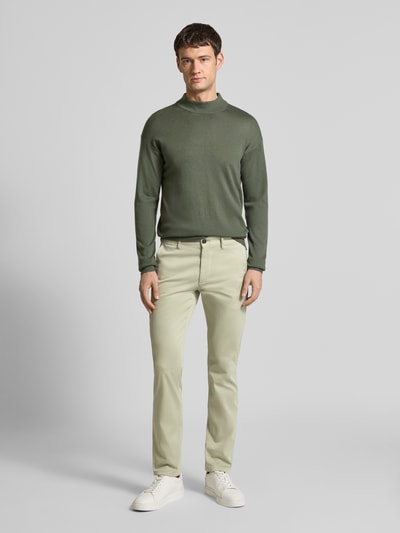 BOSS Orange Slim Fit Chino aus Baumwoll-Mix Schilf 1