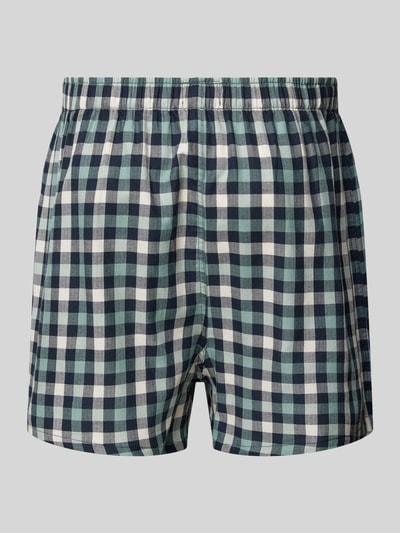 Schiesser Boxershort met labelpatch in een set van 2 stuks Mintgroen - 3