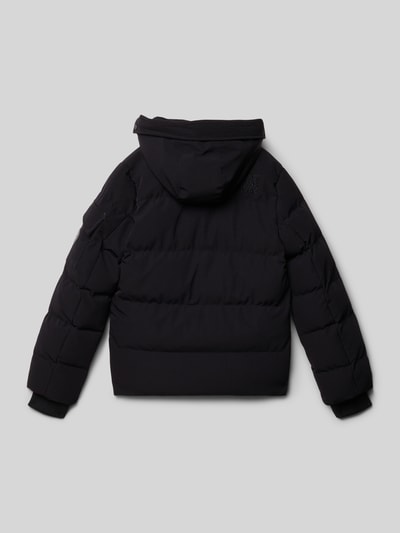 CARS JEANS Kurtka pikowana o kroju regular fit z aplikacją z logo model ‘Camden’ Czarny 3