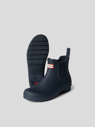 Hunter chelsea boots on sale navy