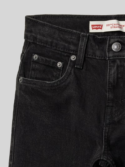 Levi’s® Kids Straight fit jeans in 5-pocketmodel Zwart - 2