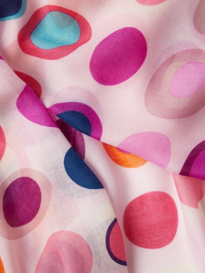 Kurt Beines Schal mit Allover-Muster Pink 2
