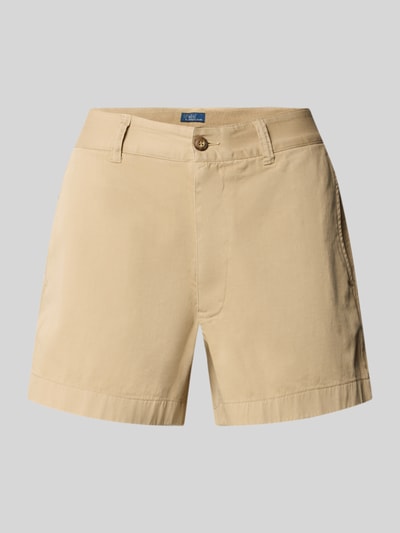Produktfoto, Loose Fit Bermudas aus reiner Baumwolle von Polo Ralph Lauren, Optik: Unifarben, Materialverarbeitung: Twill, Eingrifftaschen, Cropped