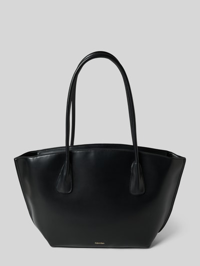 CK Calvin Klein Tote bag met logodetail, model 'Dome' Zwart - 4