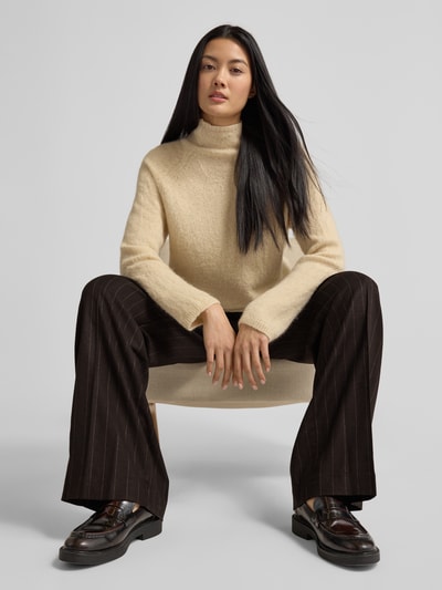 Bash Stoffen broek met elastische band Donkerbruin - 3