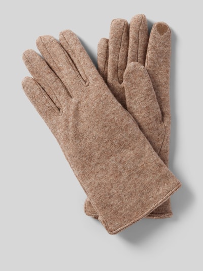 s.Oliver RED LABEL Handschuhe aus Woll-Mix mit Touchscreen-Kompatibilität Beige 1