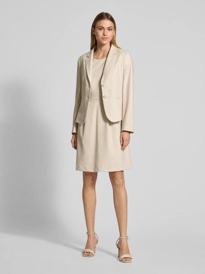 More & More Blazer mit Reverskragen Beige 1