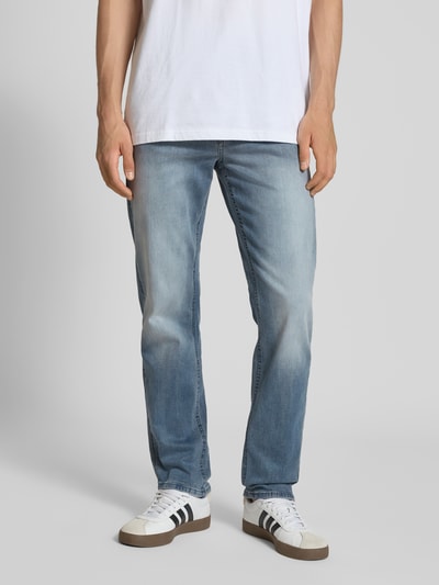 Pepe Jeans Straight fit jeans van katoenmix, model 'CASH' Jeansblauw - 4