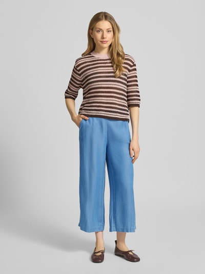 VERO MODA Loose Fit Culotte aus reinem Lyocell Modell 'BREE' Royal Melange 1