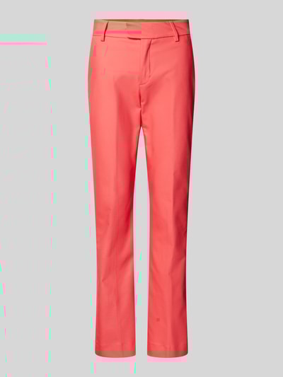MOS MOSH Slim fit stoffen broek met steekzakken, model 'ELLEN' Koraal - 2