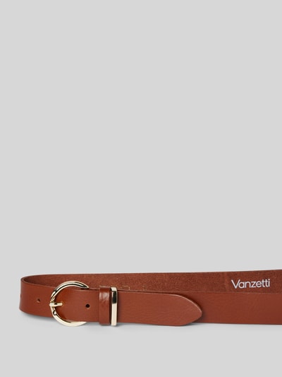 Vanzetti Riem met doornsluiting Cognac - 2