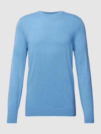 MCNEAL Gebreide pullover met ronde hals Blauw gemêleerd - 2