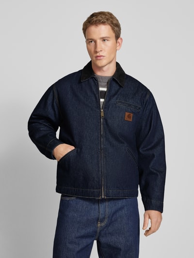 Carhartt Work In Progress Jeansjacke mit Paspeltaschen Modell 'DETROIT' Jeansblau 4