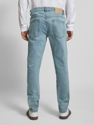 2Y Studios Jeans in used-look, model 'OSCAR' Jeansblauw - 5