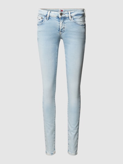 Tommy Jeans Skinny Fit Jeans im 5-Pocket-Design Modell 'SOPHIE' Hellblau 2