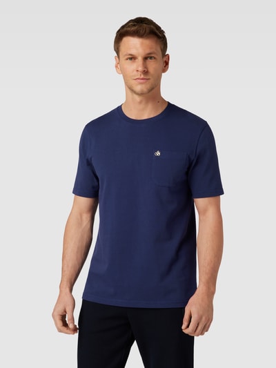 Scotch & Soda T-shirt met borstzak Donkerblauw - 4